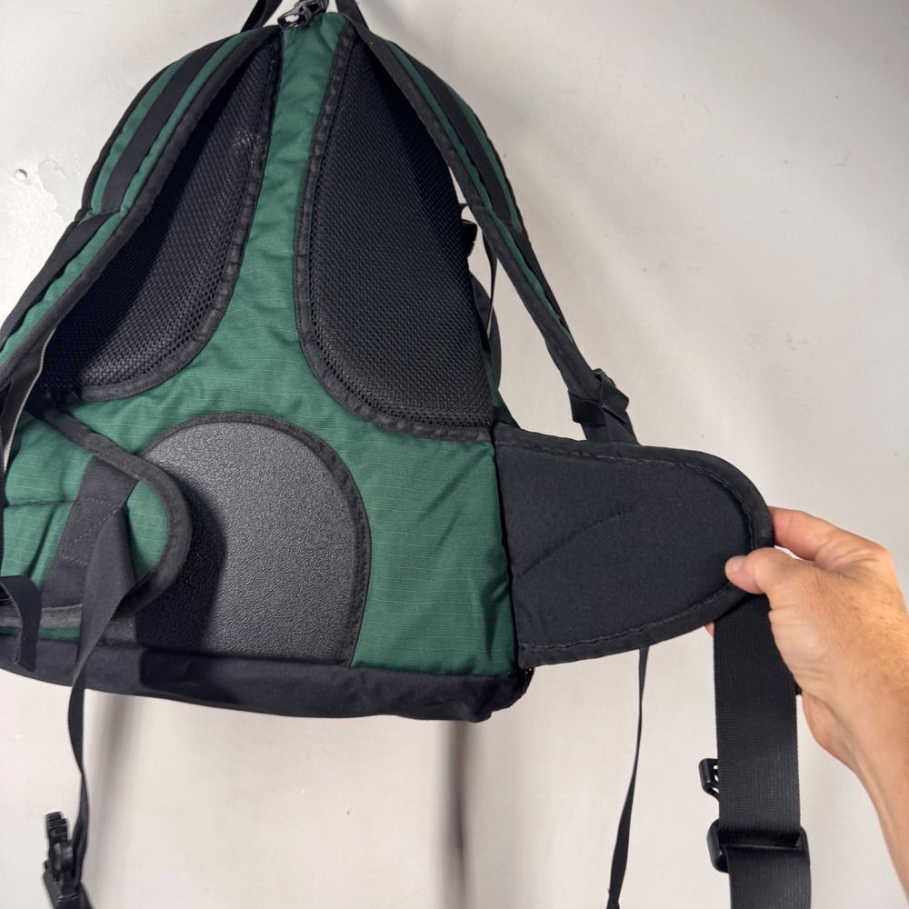 REI Whitney Daypack Backpack Forest Green Black Canvas Cordura DJL 011200 - Picture 13 of 16